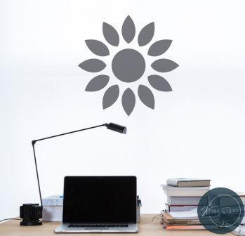 50090 - Sun vinyl wall art decal 600mm x 600mm